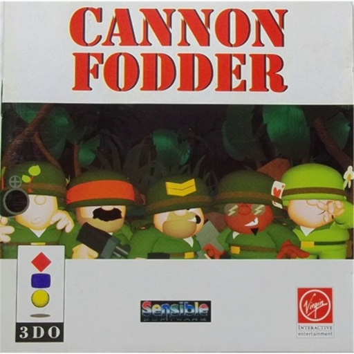 Cannon Fodder box art for 3DO